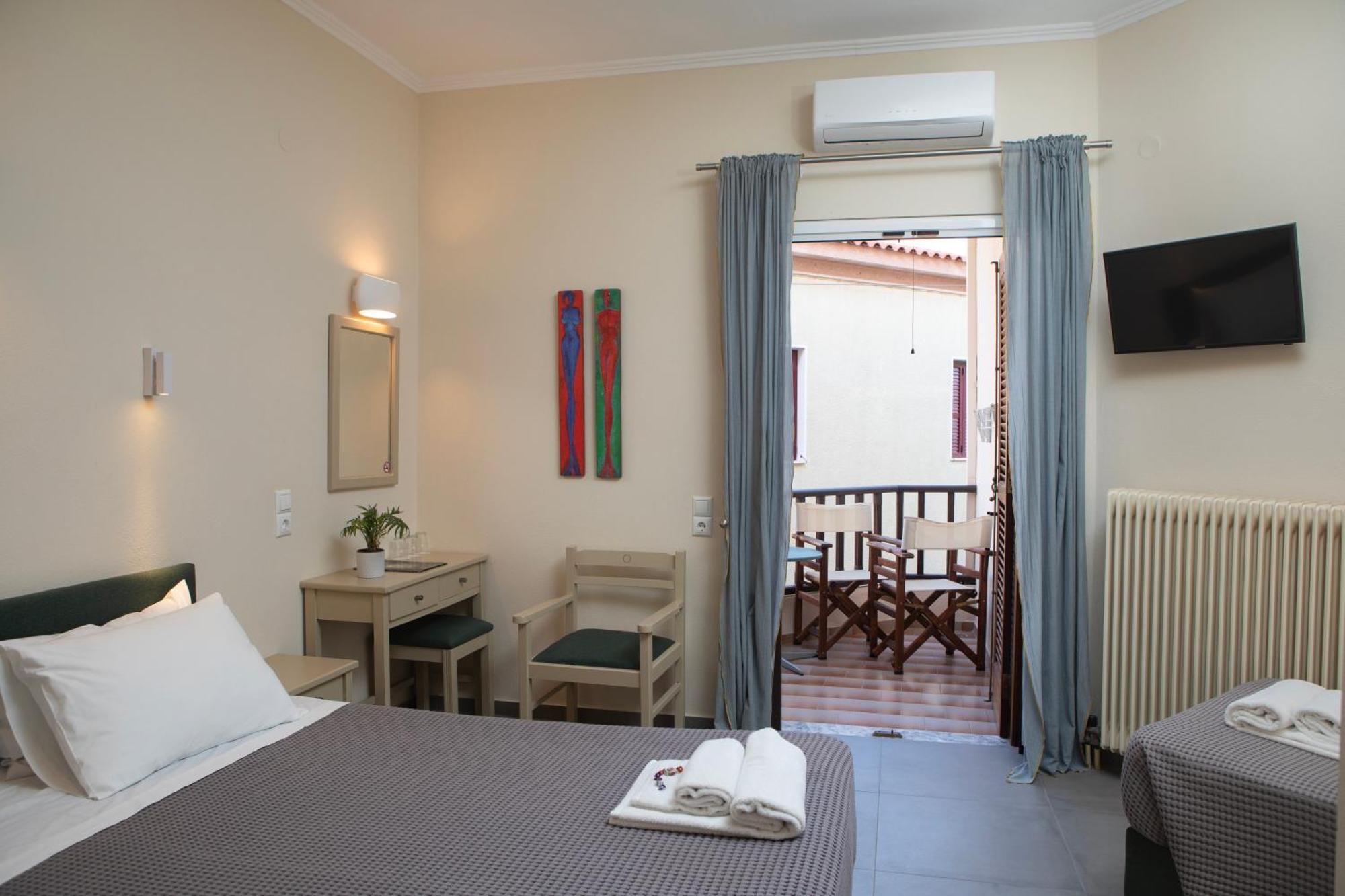 Galini Hotel Skála Eresoú Dış mekan fotoğraf