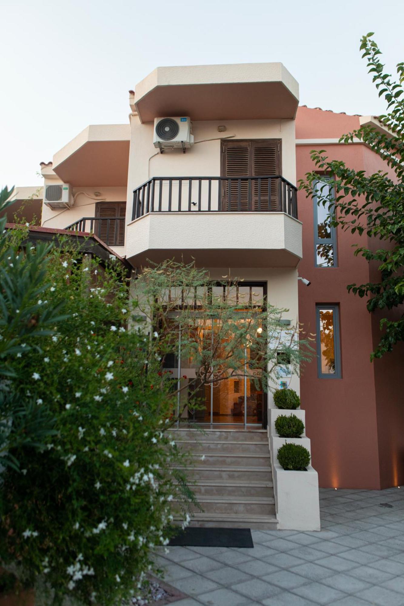 Galini Hotel Skála Eresoú Dış mekan fotoğraf