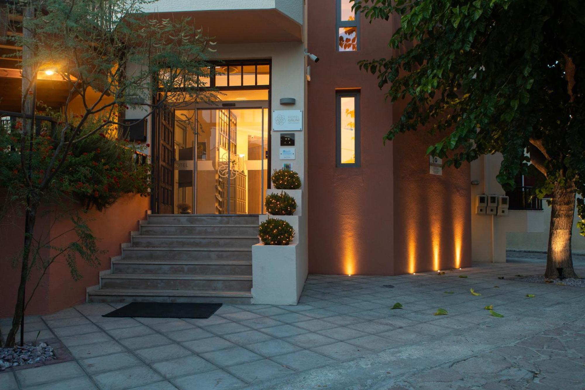 Galini Hotel Skála Eresoú Dış mekan fotoğraf