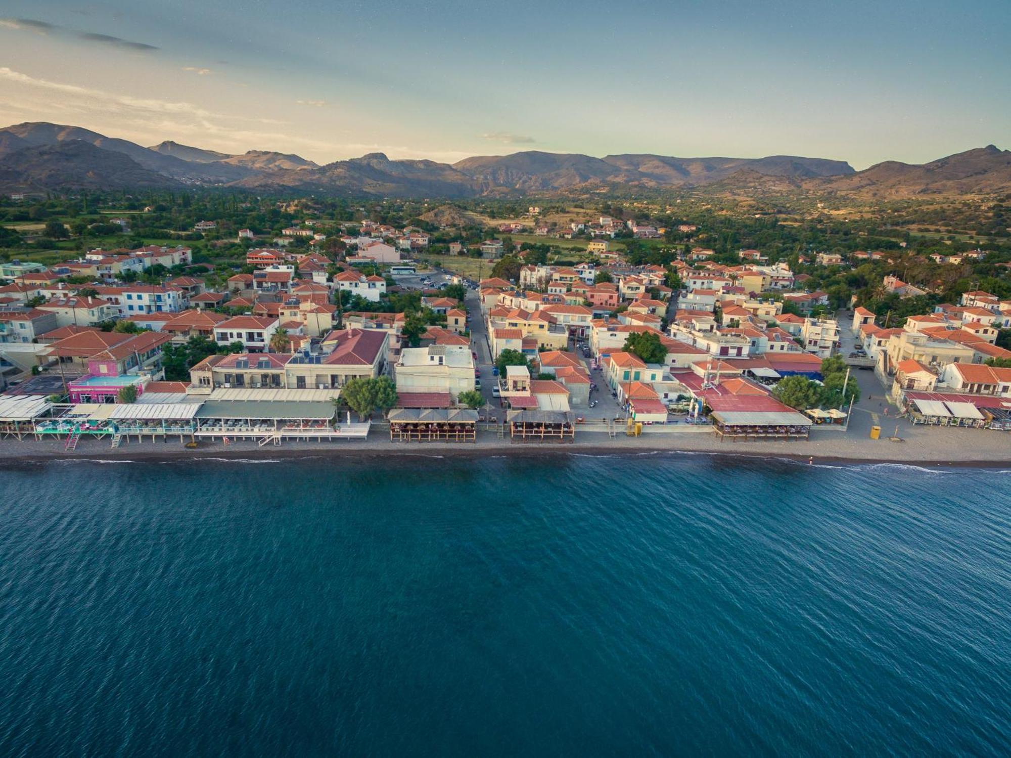 Galini Hotel Skála Eresoú Dış mekan fotoğraf