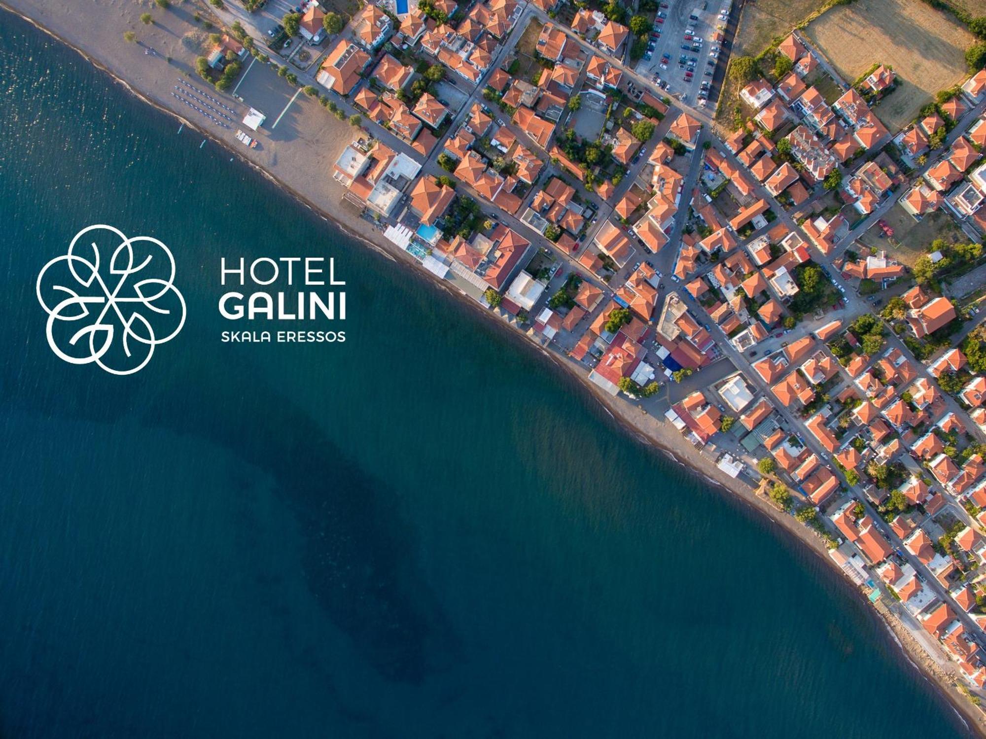 Galini Hotel Skála Eresoú Dış mekan fotoğraf